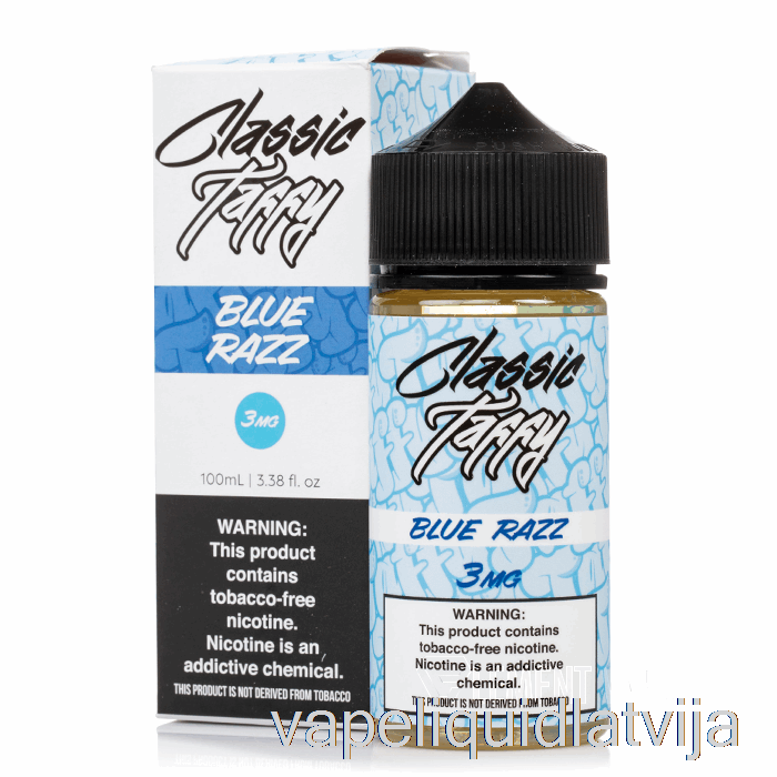 Blue Razz Classic Taffy - Syn Liquid - 100ml 0mg Vape šķidrums